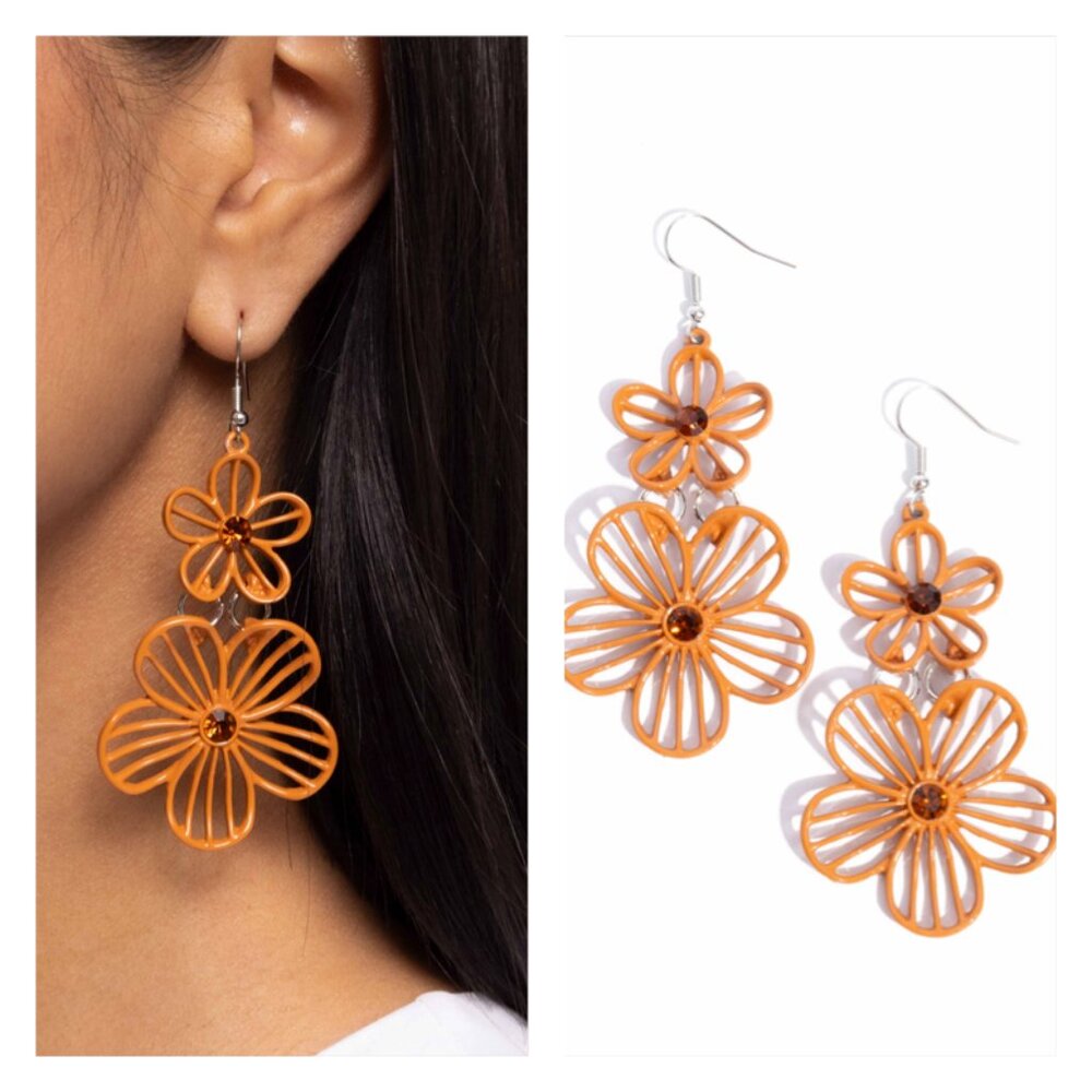 Textured Tiers - Orange